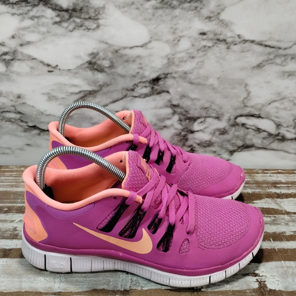 Nike Shoes - Nike Free 5.0 Womens Sz 8 Pink Athletic Running Jogging Walking Shoes Sneakers